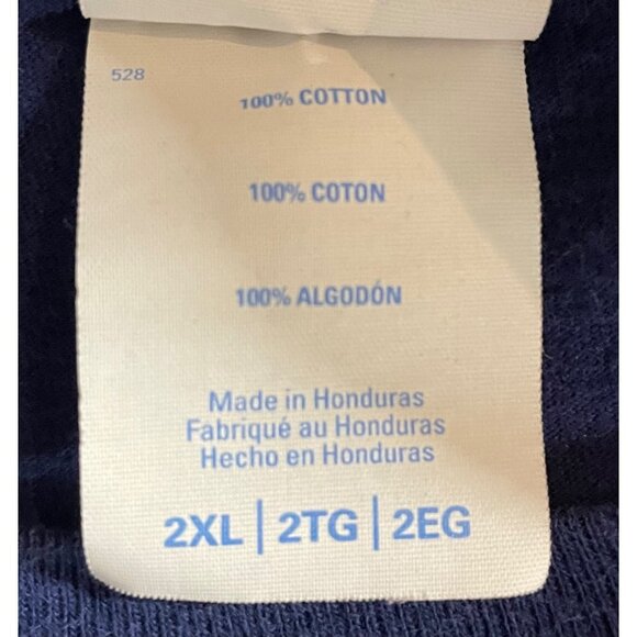 University of Dayton UD Flyers Mens Size 2XL Blue 2 Sided Graphic Print T-Shirt - Picture 7 of 7